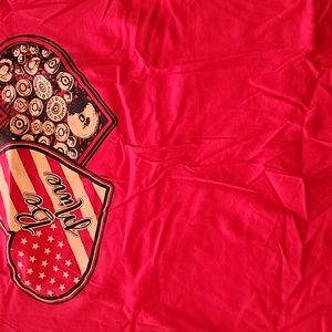 Grunt Style women's XXL tshirt red Be Mine Valentine's Day shirt